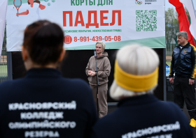 Светлана Хоркина открыла первый за Уралом падел-корт